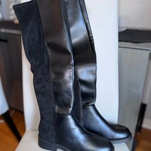Dolce Vita Black Over the Knee Wide Calf Boots